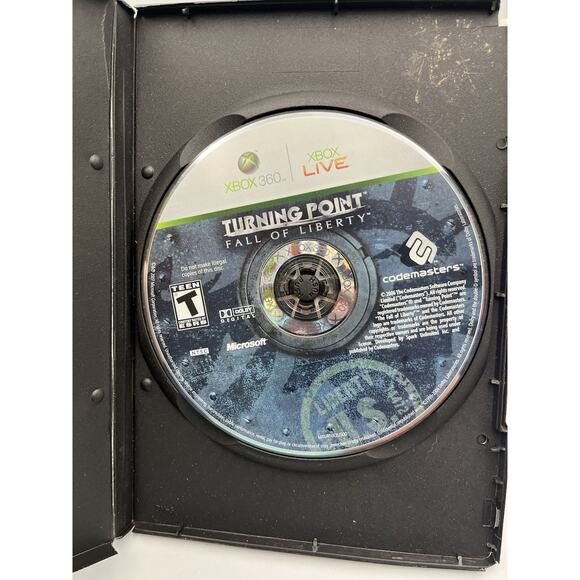 Turning Point Fall of Liberty (Microsoft Xbox 360 2008) Disc Only ~ Tested Works - Picture 1 of 3